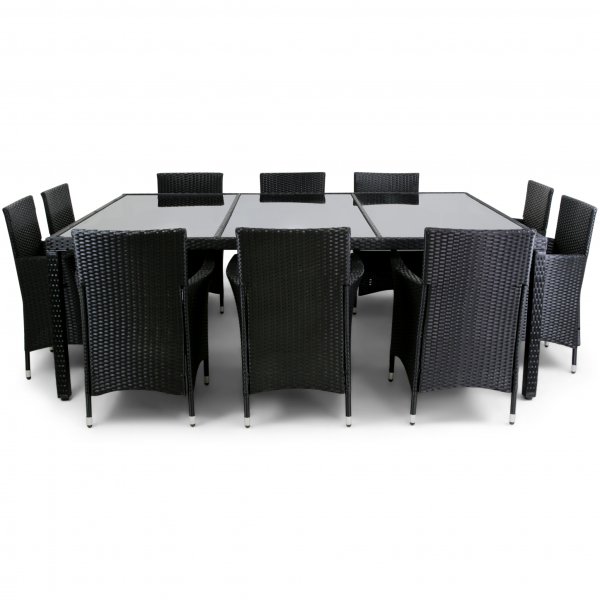 Stor matgrupp utemöbler 220x160cm | 10 stolar | Lyfco Särö Stor matgrupp utemöbler 220x160cm | 10 stolar | Lyfco Särö