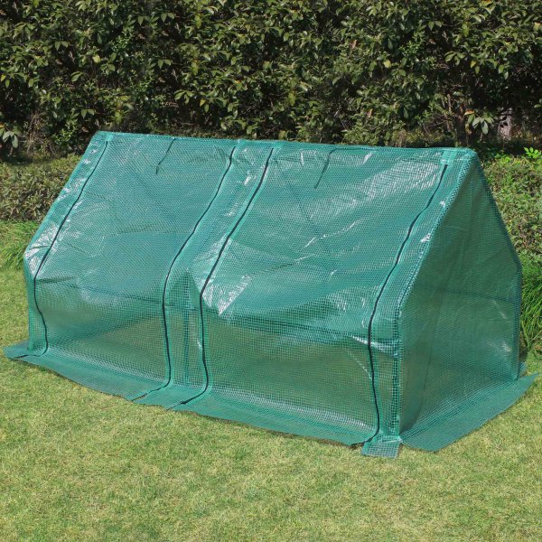 Plastv�xthus 1,6m� | St�lram med PE-plast�verdrag