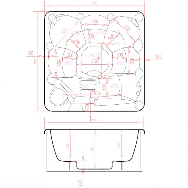 Spabad Poseidon - 5-6 personer | Lyfco Spabad Poseidon - 5-6 personer | Lyfco