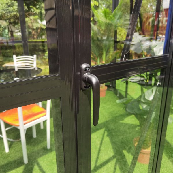 Orangeri och lusthus 12,6m² | Sexkantigt växthus | 4mm säkerhetsglas Orangeri och lusthus 12,6m² | Sexkantigt växthus | 4mm säkerhetsglas