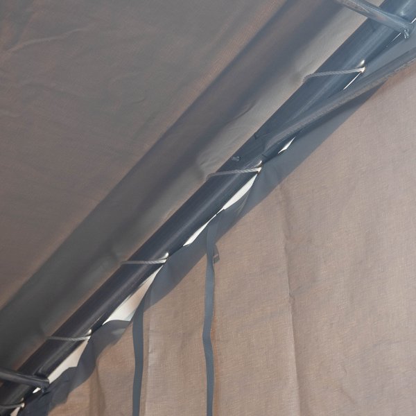 Lagert�lt 7x14m | 3,8m h�jd | 98m� 620g/m� | Med takpanel | PVC - Gr�