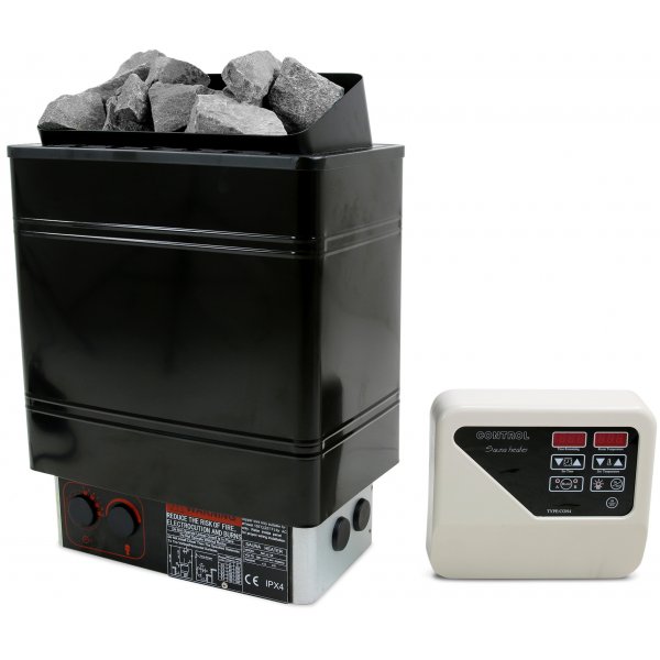 Bastuaggregat 4,5kW | Utvändig kontrollpanel | Vägghängt Bastuaggregat 4,5kW | Utvändig kontrollpanel | Vägghängt