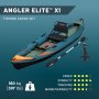 HydroForce Angler Elite Fiskekajak 380×99 cm | Fish ruler, ripstop & komplett set | Bestway (65197) HydroForce Angler Elite Fiskekajak 380×99 cm | Fish ruler, ripstop & komplett set | Bestway (65197)