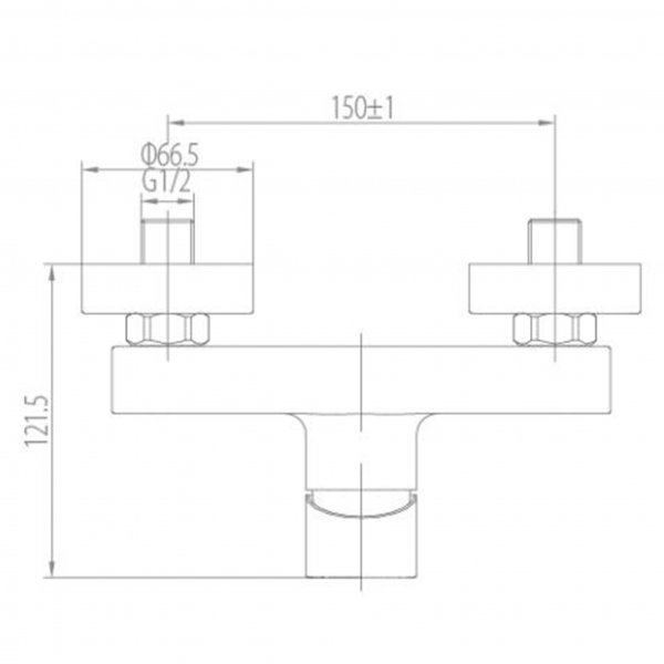 Duschblandare 150 cc | Engreppsblandare | Krom | FD-9994 Duschblandare 150 cc | Engreppsblandare | Krom | FD-9994