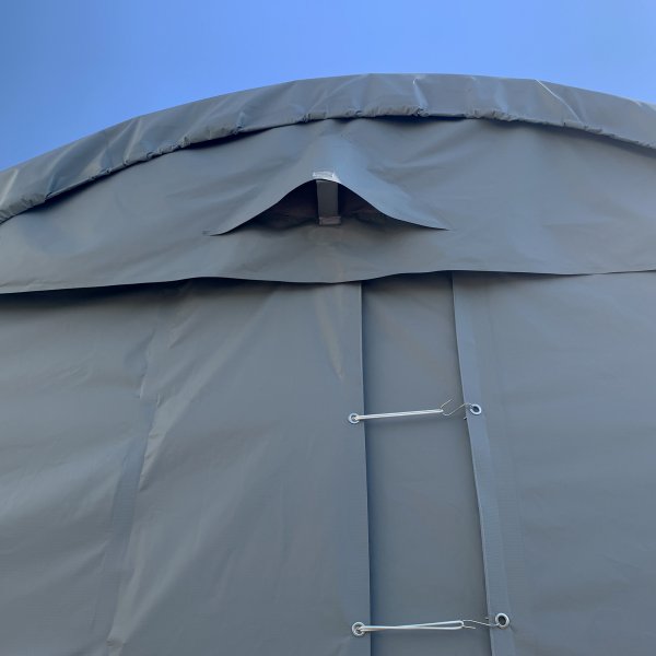 Garagetält 3,5x7,5m | 26,2m² för husbil, husvagn & båt Garagetält 3,5x7,5m | 26,2m² för husbil, husvagn & båt