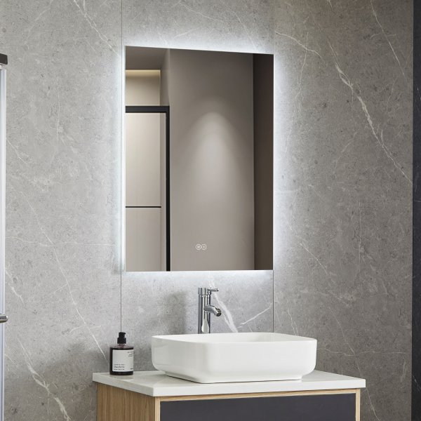 Badrumsspegel 120x120cm | LED-lyse & anti-fog | Rektangulär - FYNDVARA Badrumsspegel 120x120cm | LED-lyse & anti-fog | Rektangulär - FYNDVARA