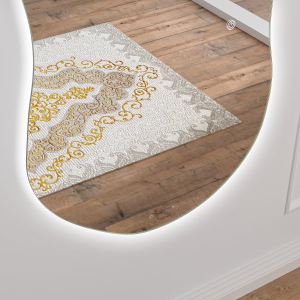 Helkroppsspegel | 120x70cm | Vgghngd | LED-belysning med dimmer | Fiona