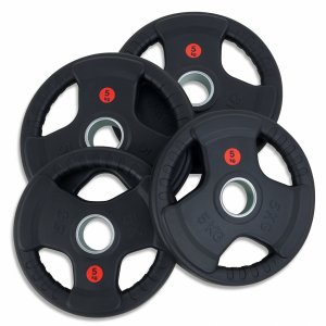 Viktskivor 4x5 kg (totalt 20 kg) | gummiklädda 50 mm Viktskivor 4x5 kg (totalt 20 kg) | gummiklädda 50 mm