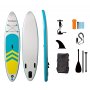 Uppbl�sbar SUP 320 cm | Uppbl�sbar paddle board | Stabil & h�llbar | Bl�/Gul