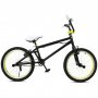 BMX Tornado - 360 gyro med pegs - Svart/neongul