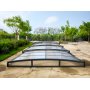 Pooltak 4x8m | Utan skenor | UV-skydd