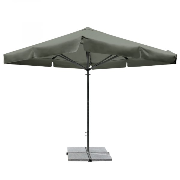 Helautomatiskt parasoll| 3x3 m |Grå Helautomatiskt parasoll| 3x3 m |Grå