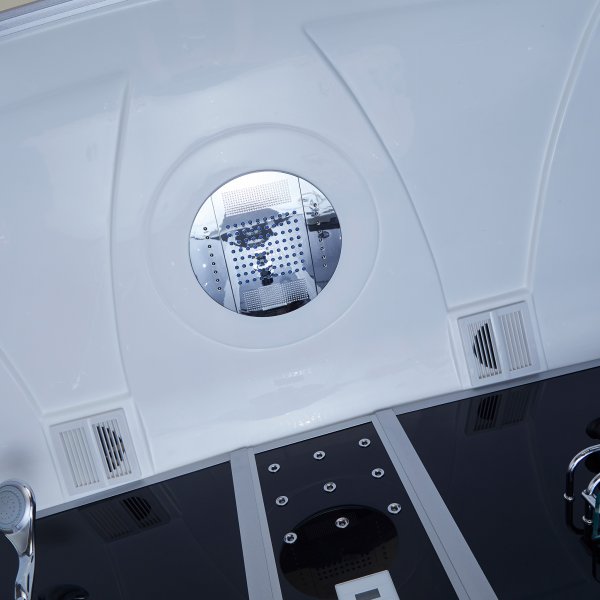 Rektangulär duschkabin med badkar Rektangulär duschkabin med badkar