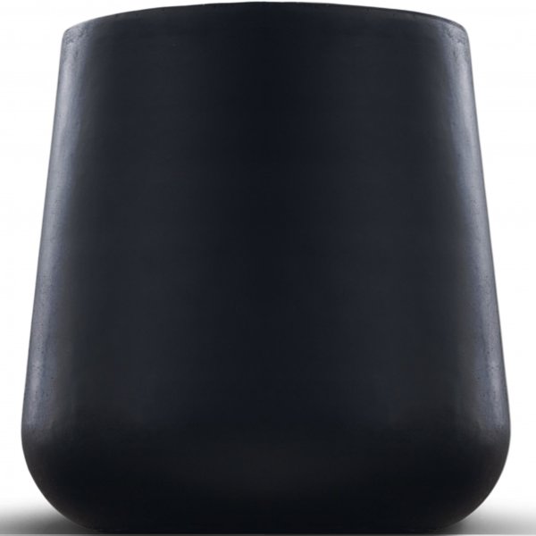 Fiberarmerad utomhuskruka - Rund - Svart