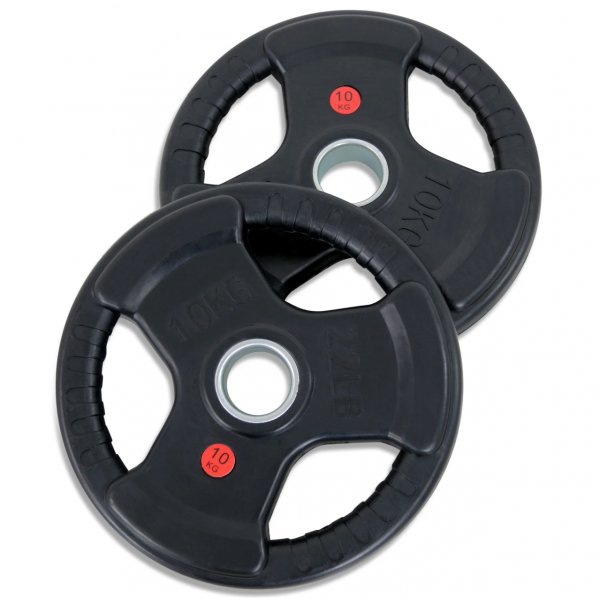 Tr�ningsb�nk med olympisk skivst�ng & vikter | 76kg