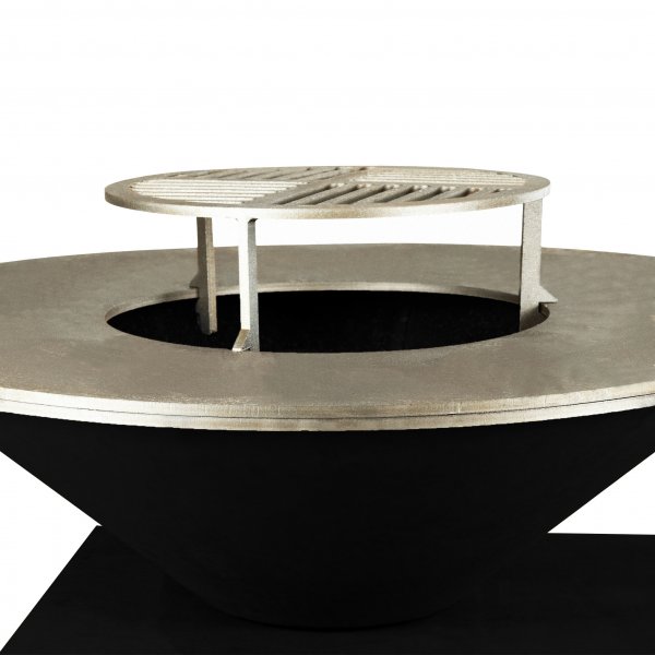 Vedeldad grill i cortenst�l | Lofsdalen - Svart