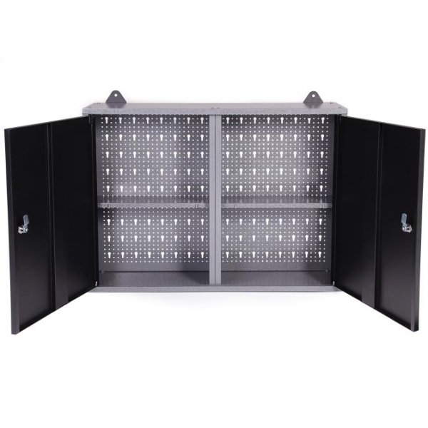 Garageinredning | Stålkonstruktion | Väggskåp & Arbetsbänk | Grå/Svart Garageinredning | Stålkonstruktion | Väggskåp & Arbetsbänk | Grå/Svart