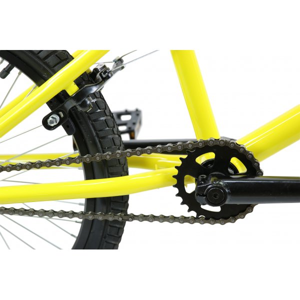 Freestyle BMX Thunder - 360� gyro med pegs | Gul