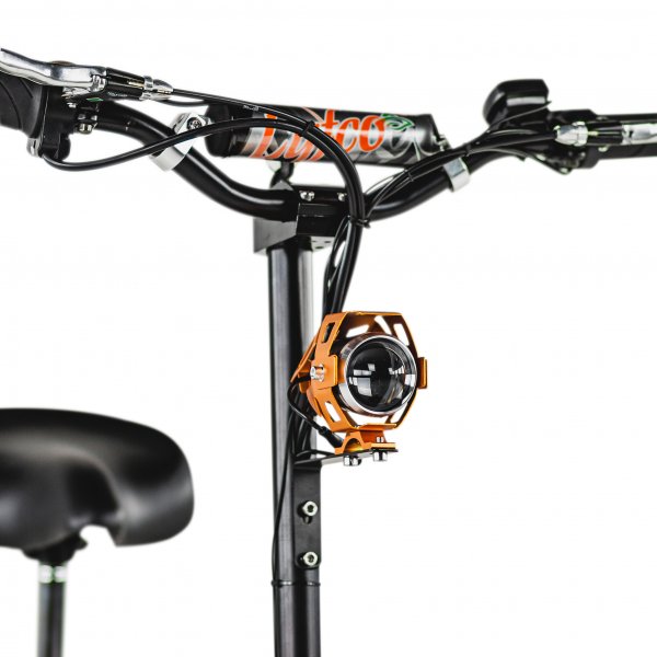 Elscooter 1600W Premium med sadel | Navmotor | 40 km/tim | Lyfco