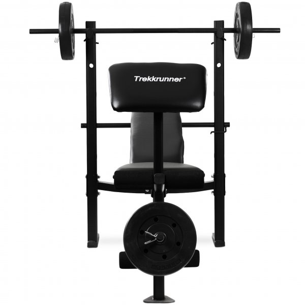 Trningsbnk / Skivstngsset Viking | Lat Tower, skivstng och vikter