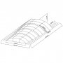Pooltak 4x8m med sidodrr | Skjutbart - Aluminium