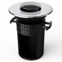 Eldstad med stekh�ll och grill | 58 cm fire pit | Svart