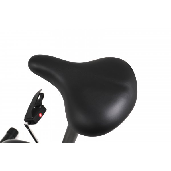 Motionscykel f�r hemmatr�ning med pulssensor och display � Svart