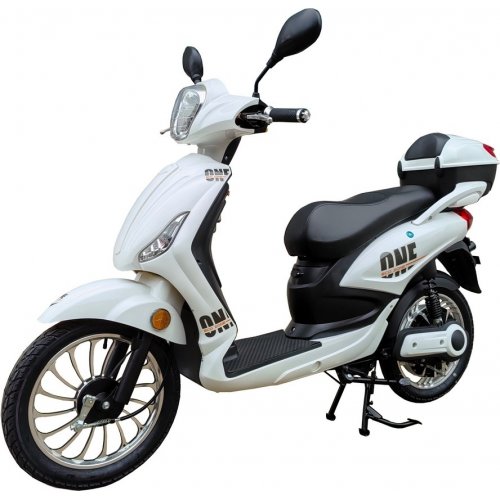 Elmoped 500W | 48V 20Ah batteri | Upp till 45 km räckvidd | Moped klass 2 | Tyst & kompakt för stadskörning