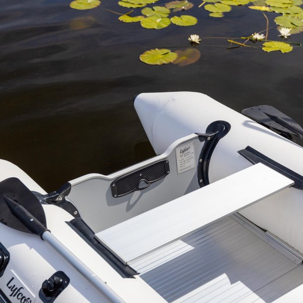 Gummibt 330cm | Fr 4 personer | Aluminiumdurk | Lyfco