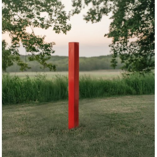 Stolpe till trästaket 200x100cm röd
