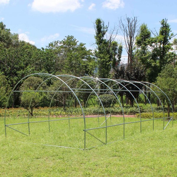 Tunnelväxthus 18m² | Stålram med PE-plastöverdrag Tunnelväxthus 18m² | Stålram med PE-plastöverdrag