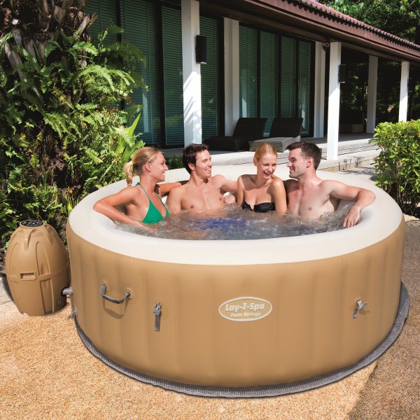 Uppblåsbart spabad för 4-6 personer - Lay-Z-Spa Palm Springs AirJet (54129) Uppblåsbart spabad för 4-6 personer - Lay-Z-Spa Palm Springs AirJet (54129)