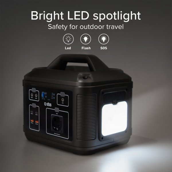 Kraftfull Power Station 600W 120000mAh | Ladda 7 enheter samtidigt