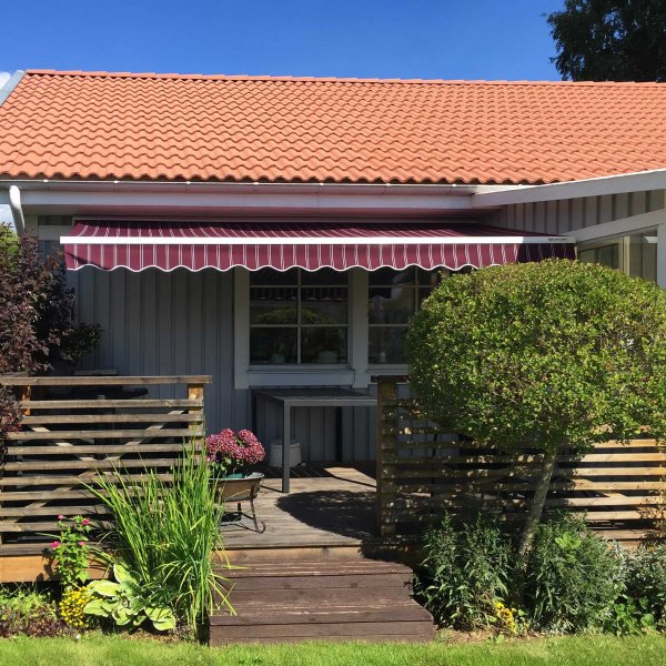 Terrassmarkis 4x3m | Elektrisk motor & fjärrkontroll | Metalcraft Terrassmarkis 4x3m | Elektrisk motor & fjärrkontroll | Metalcraft