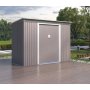 Sky B Plåtförråd 3,16 m² – Galvaniserat Stål | Polykarbonat-Taklucka | Skjutdörrar Sky B Plåtförråd 3,16 m² – Galvaniserat Stål | Polykarbonat-Taklucka | Skjutdörrar