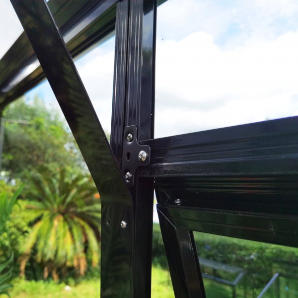 Orangeri och lusthus 7,8m² | Sexkantigt växthus| 4mm säkerhetsglas Orangeri och lusthus 7,8m² | Sexkantigt växthus| 4mm säkerhetsglas