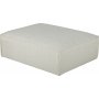 1 Sittpuff & Divan Vit | Bouclétyg & modulsoffa | Nees