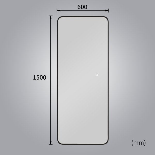 Hallspegel med LED-belysning | 150x60cm | Akali