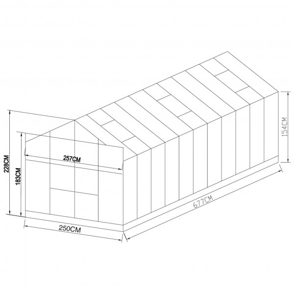 Glasväxthus 17,5 m² | 5 års stormgaranti | 4mm säkerhetsglas Glasväxthus 17,5 m² | 5 års stormgaranti | 4mm säkerhetsglas