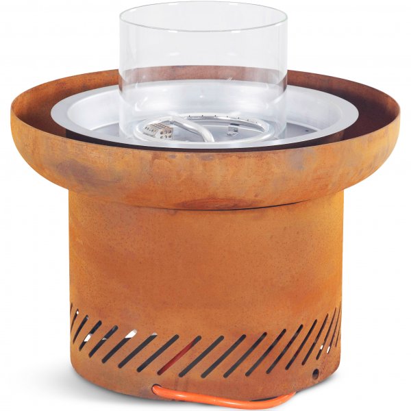 Gasoldriven eldstad i cortenstål | För utomhusmiljö | Dorotea Gasoldriven eldstad i cortenstål | För utomhusmiljö | Dorotea