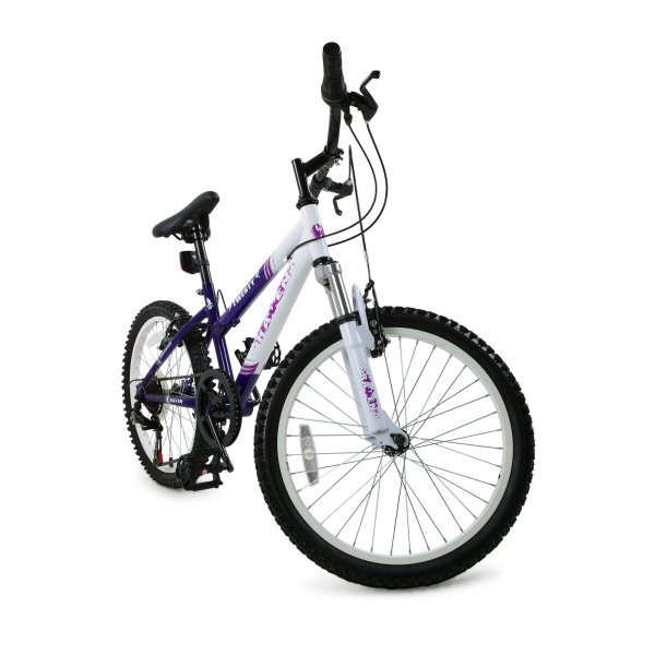 Barncykel 20\\\" - 6 växlar - Lila/vit Barncykel 20\\\" - 6 växlar - Lila/vit