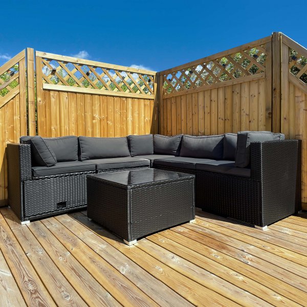 Loungeset utembler | Inbyggd frvaring | Konstrotting | Lyfco Olofsbo