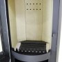 Rund braskamin 7kW | Verkningsgrad 80 % | Huittinen