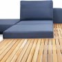 Loungegrupp fr trdgrden | Teak och aluminium | Lyfco Bjrkskr