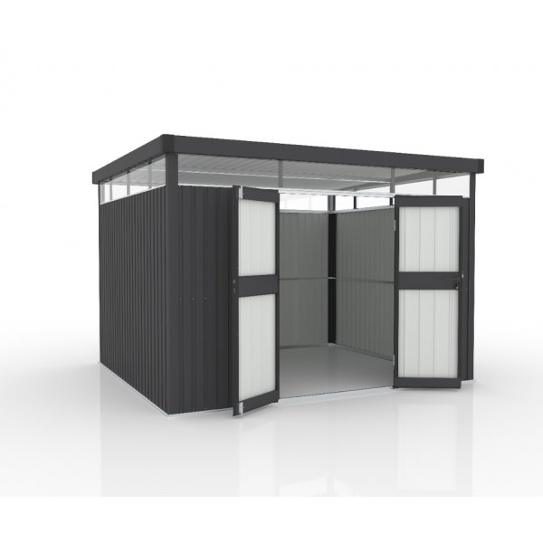 Förråd & redskapsbod 7,8 m² | Dubbla dörrar | Stål | 3x2,6 m Förråd & redskapsbod 7,8 m² | Dubbla dörrar | Stål | 3x2,6 m