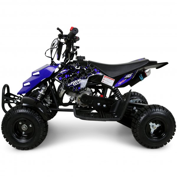 Mini ATV 49cc bensin - ATV-10 - Blå Mini ATV 49cc bensin - ATV-10 - Blå