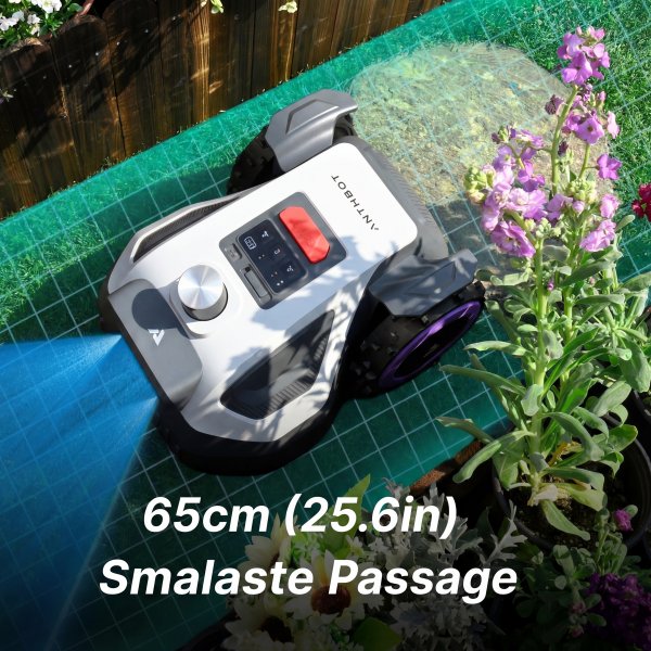 Robotgräsklippare utan begränsningskabel 500 m² | 360° LiDAR + HDR-kameror | ANTHBOT M5 Robotgräsklippare utan begränsningskabel 500 m² | 360° LiDAR + HDR-kameror | ANTHBOT M5