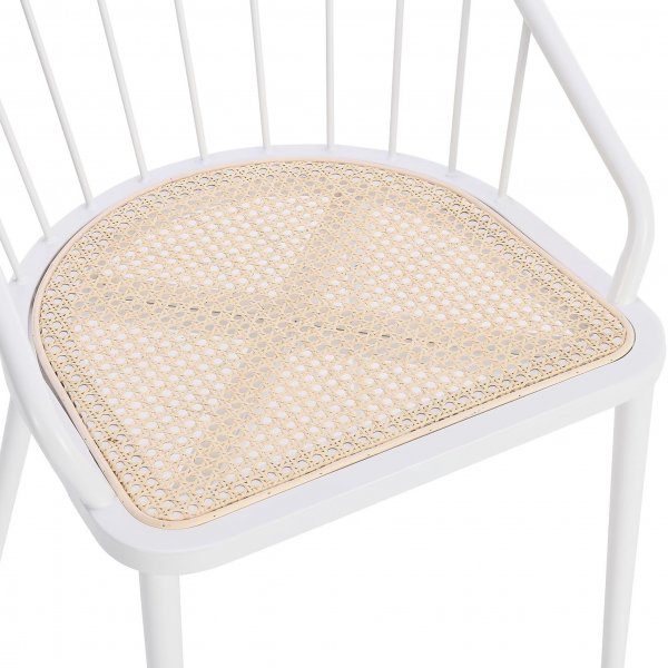 Matstol med konstrottingsits | 2-pack | Vit | Dalby Matstol med konstrottingsits | 2-pack | Vit | Dalby