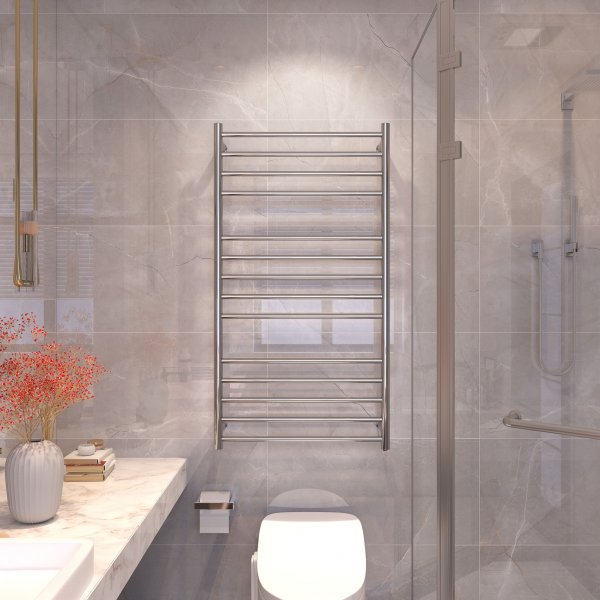 Elektrisk handdukstork 63x116x13,5cm | Rostfritt st�l | OH-017