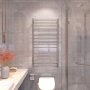 Elektrisk handdukstork 63x116x13,5cm | Rostfritt stl | OH-017